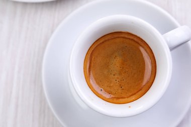 beyaz fincan sıcak kahve, en iyi görünümü 