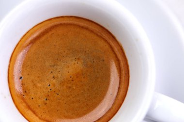 beyaz fincan sıcak kahve, en iyi görünümü 