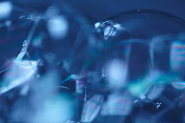 Burbujas Agua Abstractas Sobre Fondo Azul — Foto de Stock