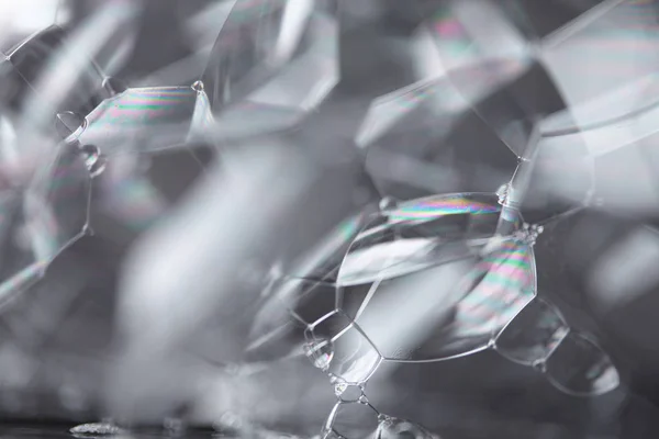 抽象的な灰色の水の泡の背景 — ストック写真