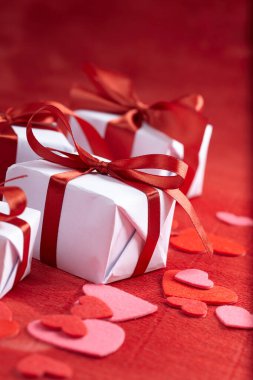 Sevgililer günü, bayram hediyeleri yakın çekim