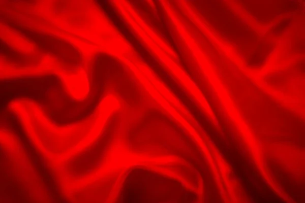 Luxury Red Satin Smooth Fabric Background Celebration — Stock Photo, Image