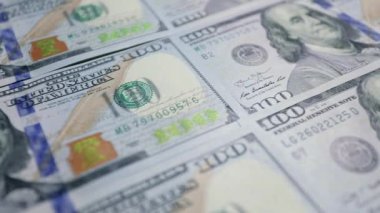 yığınla yeni para banknotları, yakın görüş