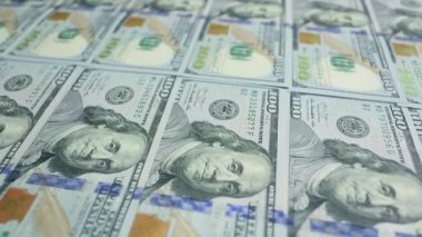 yığınla yeni para banknotları, yakın görüş