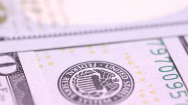 yığınla yeni para banknotları, yakın görüş