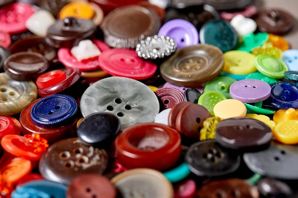 Fond Texture Boutons Anciens Multicolores — Photo