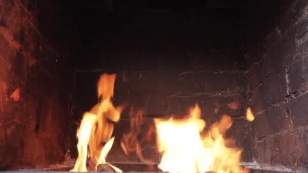 明るい炎の背景 — ストック動画