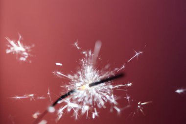 Noel ve yeni yıl partisi ışıltısı, yakın görüş   