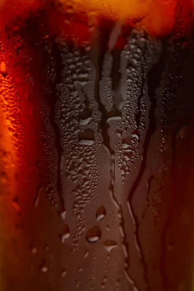 Ice Cubes Cola Beverage Close View — Stock Photo, Image