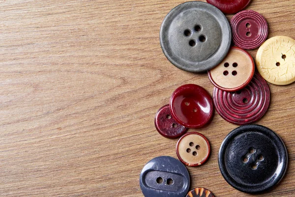 Renkli antika düğmelerin arkaplan ve dokusu