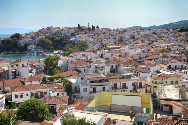 Skiathos Città Sull Isola Skiathos Grecia — Foto Stock