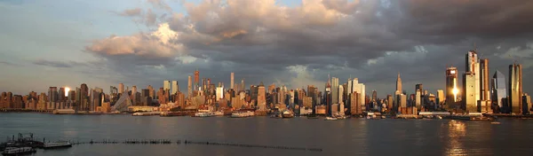 Manhattan Skyline New Jersey Nowy Jork — Zdjęcie stockowe