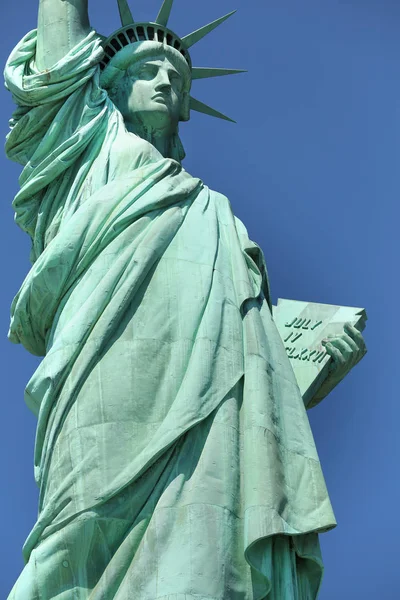 Förklaringen Självständighet Frihetsgudinnan New York City — Stockfoto