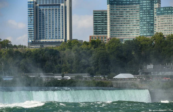 Niagara Cai Entre Estados Unidos América Canadá Estado Nova York — Fotografia de Stock