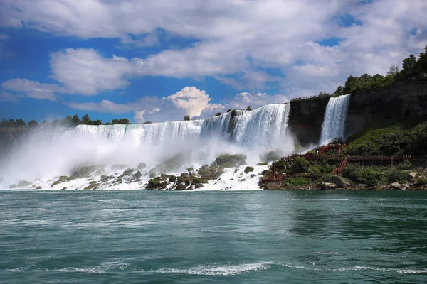 Vue Magnifique Sur Niagara Falls État New York États Unis — Photo