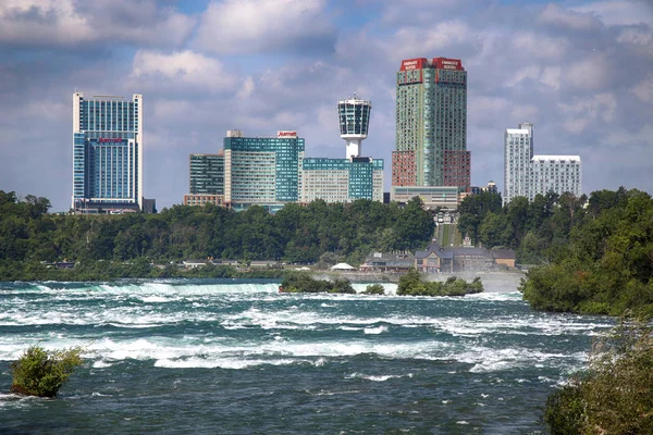 Niagara Falls Eua Agosto 2018 Bela Vista Das Cataratas Niágara — Fotografia de Stock