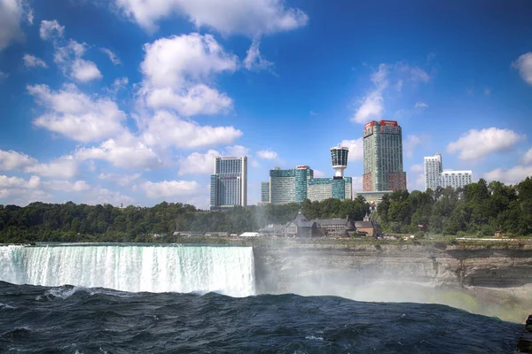 Niagara Falls Stany Zjednoczone Ameryki Sierpień 2018 Piękny Widok Wodospad — Zdjęcie stockowe