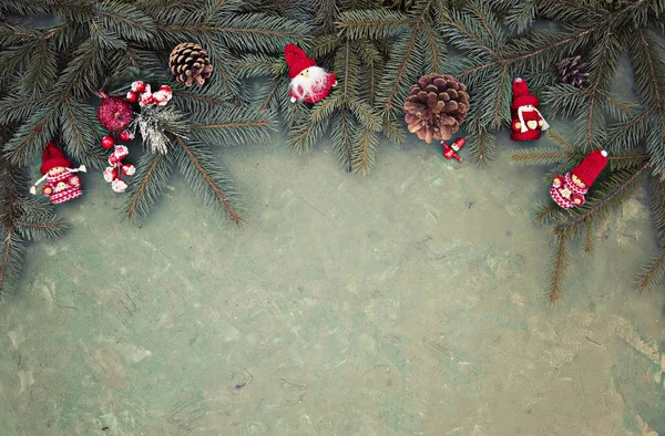Зимний Рождественский Фон — стоковое фото