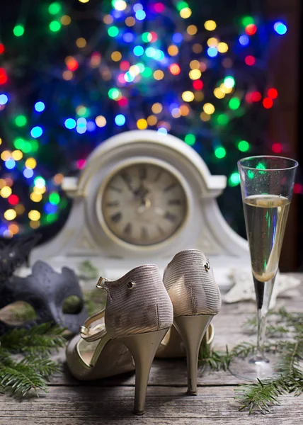 Silvestersekt — Stockfoto