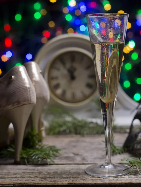 New Years Eve Champagne — Stock Photo, Image