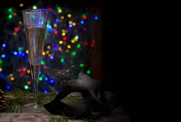新しい年の前夜シャンパン — ストック写真