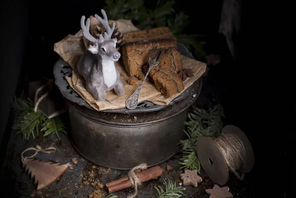 Домашние Вкусные Рождественские Пряники — стоковое фото