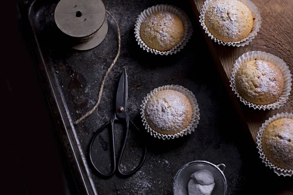 Cupcake Invernali Natalizi — Foto Stock