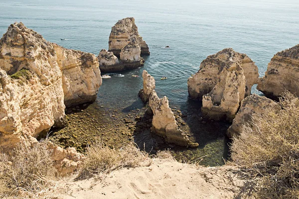 Algarve 바위입니다 포르투갈 — 스톡 사진