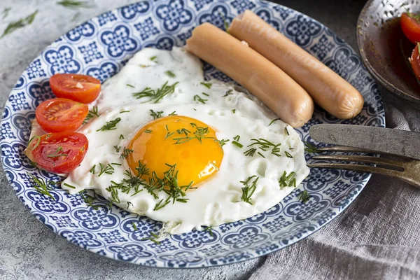 Breakfast Fried Egg — Stock Photo, Image