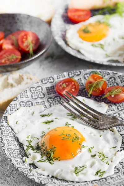 Breakfast Fried Egg — Stock Photo, Image