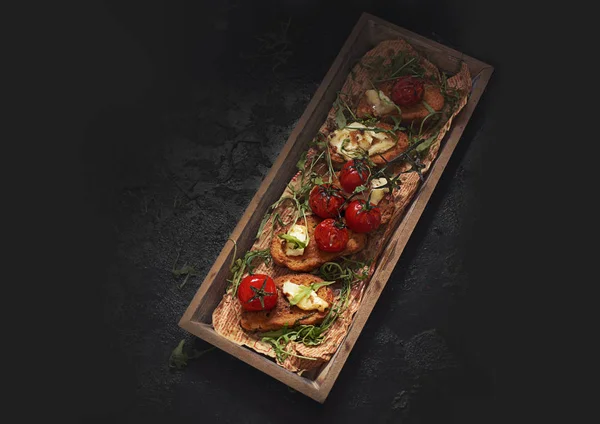 Sendvič toasty s rajčaty — Stock fotografie