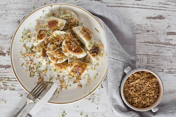 Dumplings - Polish traditional food — Stock Photo, Image