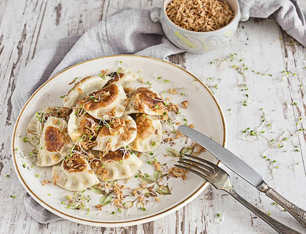 Dumplings - Polish traditional food — Stock Photo, Image