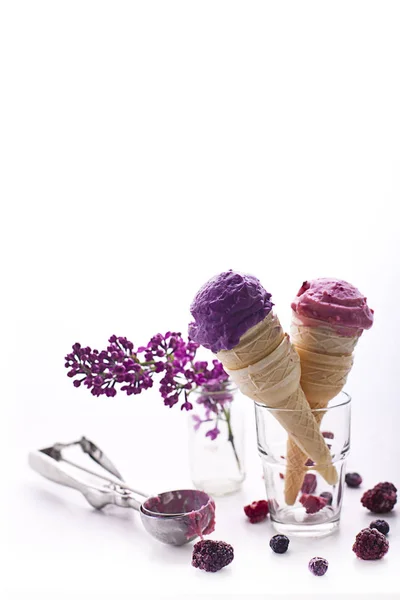 아이스크림 와플 콘 — 스톡 사진