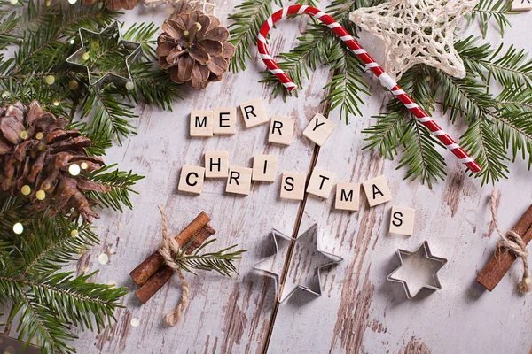 Christmas bakingl on the table — Stock Photo, Image