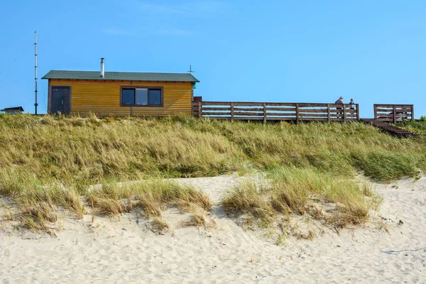 波罗的海沿岸的夏日咖啡馆 Curonian 加里宁格勒地区 — 图库照片