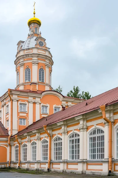 Petersburg Metropolitan Byggnad Med Sydvästra Torn Alexander Nevskij Lavra — Stockfoto