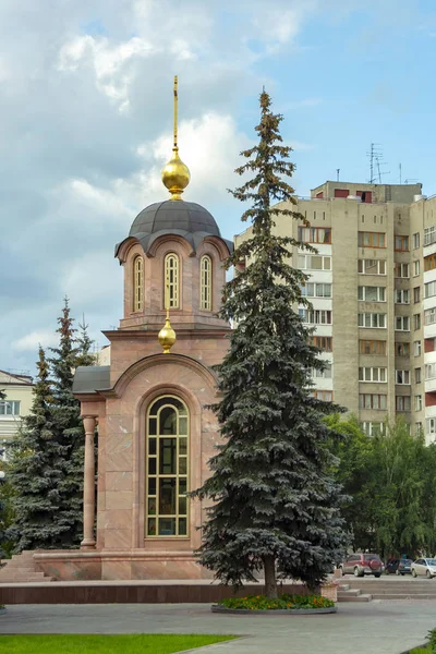 Chapelle orthodoxe dans la partie centrale de Kemerovo — Photo