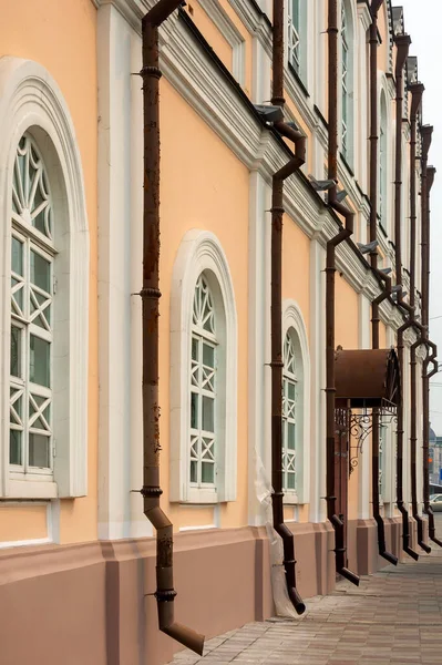 Tomsk Fragment Façade Cathédrale Épiphanie Russie — Photo