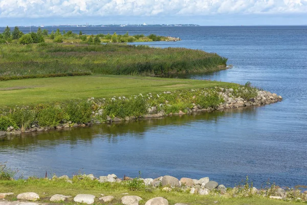 Peterhof Coast Gulf Finland Undeveloped Part Lower Park — Stock Photo, Image