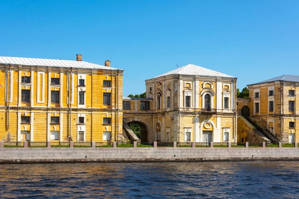 Petersburg Zabytkowy Budynek Magazynów Konopi Petrogradsky Wyspie Ciekawe Miejsce Historyczne — Zdjęcie stockowe
