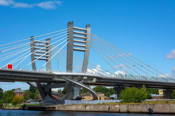 San Petersburgo Pilón Del Puente Betancourt Sobre Malaya Neva —  Fotos de Stock