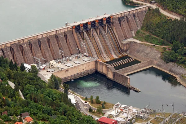 hydroelectric power plant on Drina river Serbia