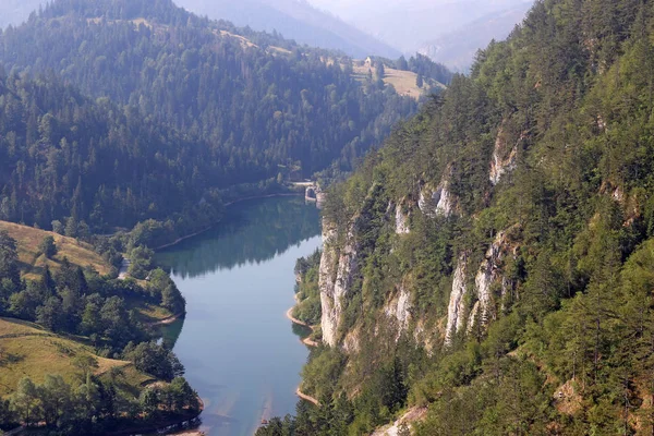 Spajici Lago Tara Montagna Serbia — Foto Stock