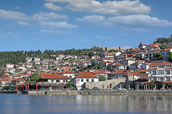 Ohrid Stadsgezicht Macedonië Zomerseizoen — Stockfoto