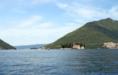 Aziz George Manastırı Perast Kotor Koyu'nun Karadağ