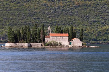 Aziz George Manastırı Perast Kotor bay Karadağ