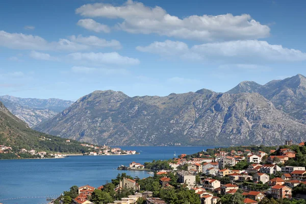 Paisagem Baía Kotor Montenegro — Fotografia de Stock