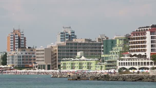 South Beach Nessebar Bulgária — Vídeo de Stock