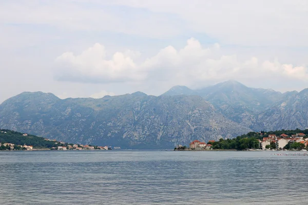 Kotor Bay Montenegro Landskap Havet Och Bergen — Stockfoto